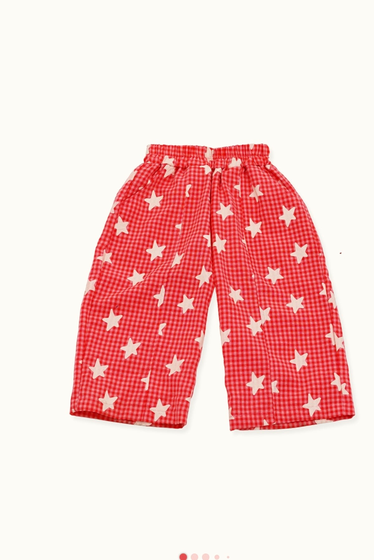 Dusty Star Pants - Pink Gingham