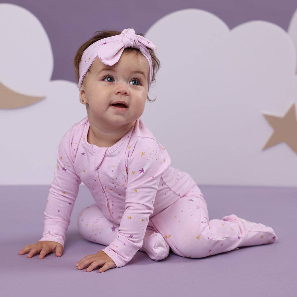 Twinkle Organic Snuggle Sleepsuit Zip Footie: 6-12 Months (0)