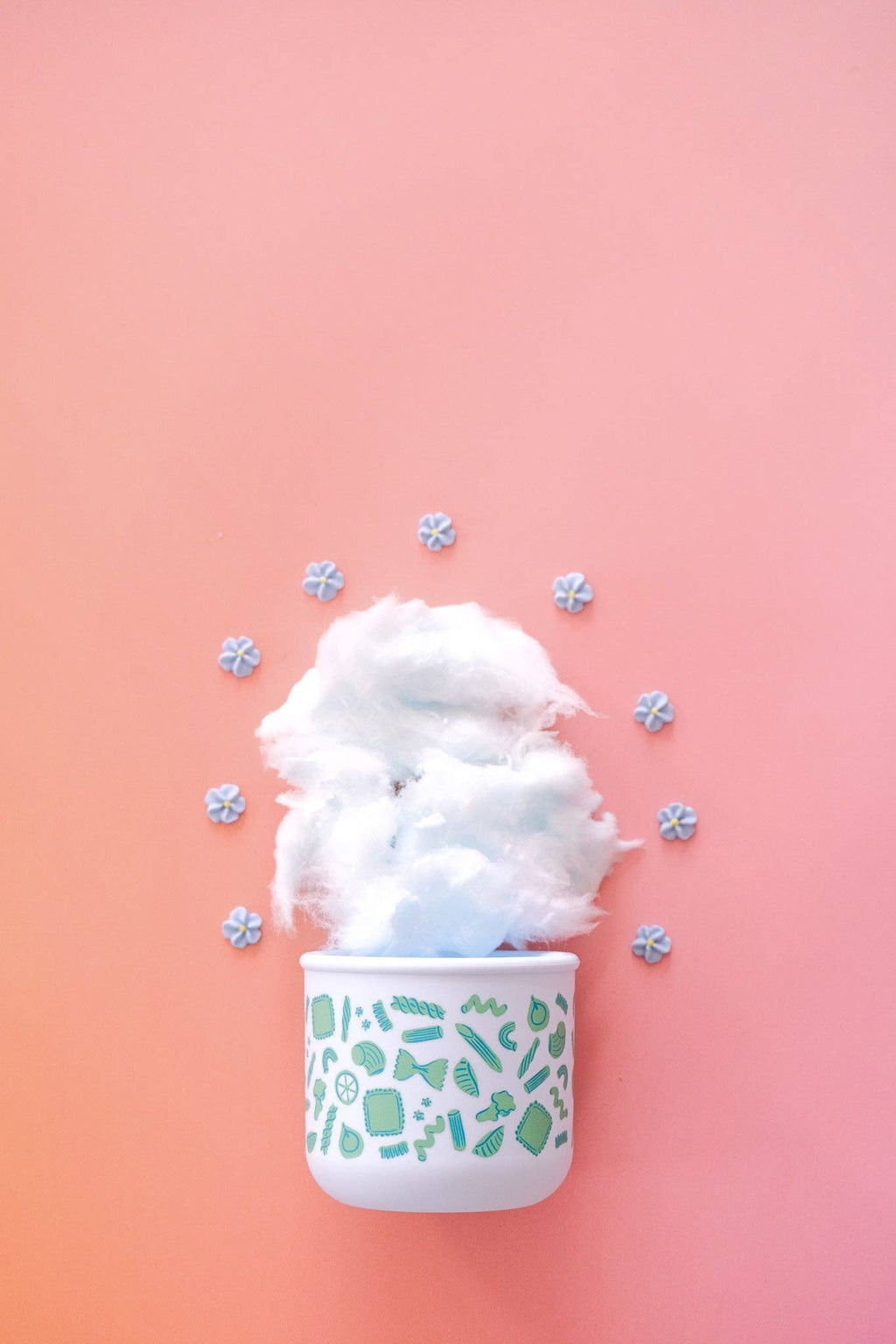 Pasta Party in Blue Snack Pot