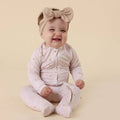Stardust Organic Snuggle Sleepsuit Zip Footie: 3-6 Months (00)