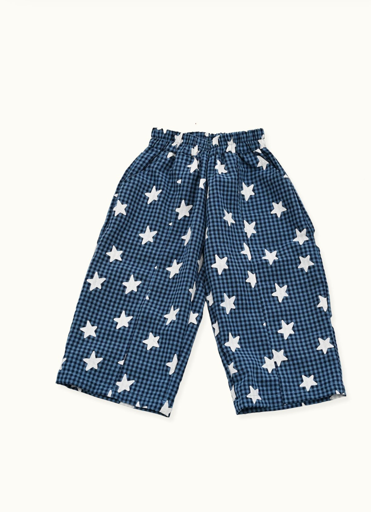 Dusty Star Pants - Blue Gingham