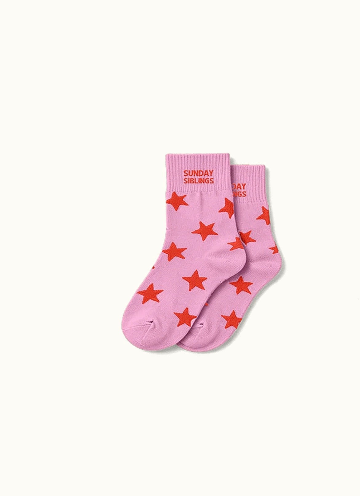 Sunday Siblings Star Socks - Pink