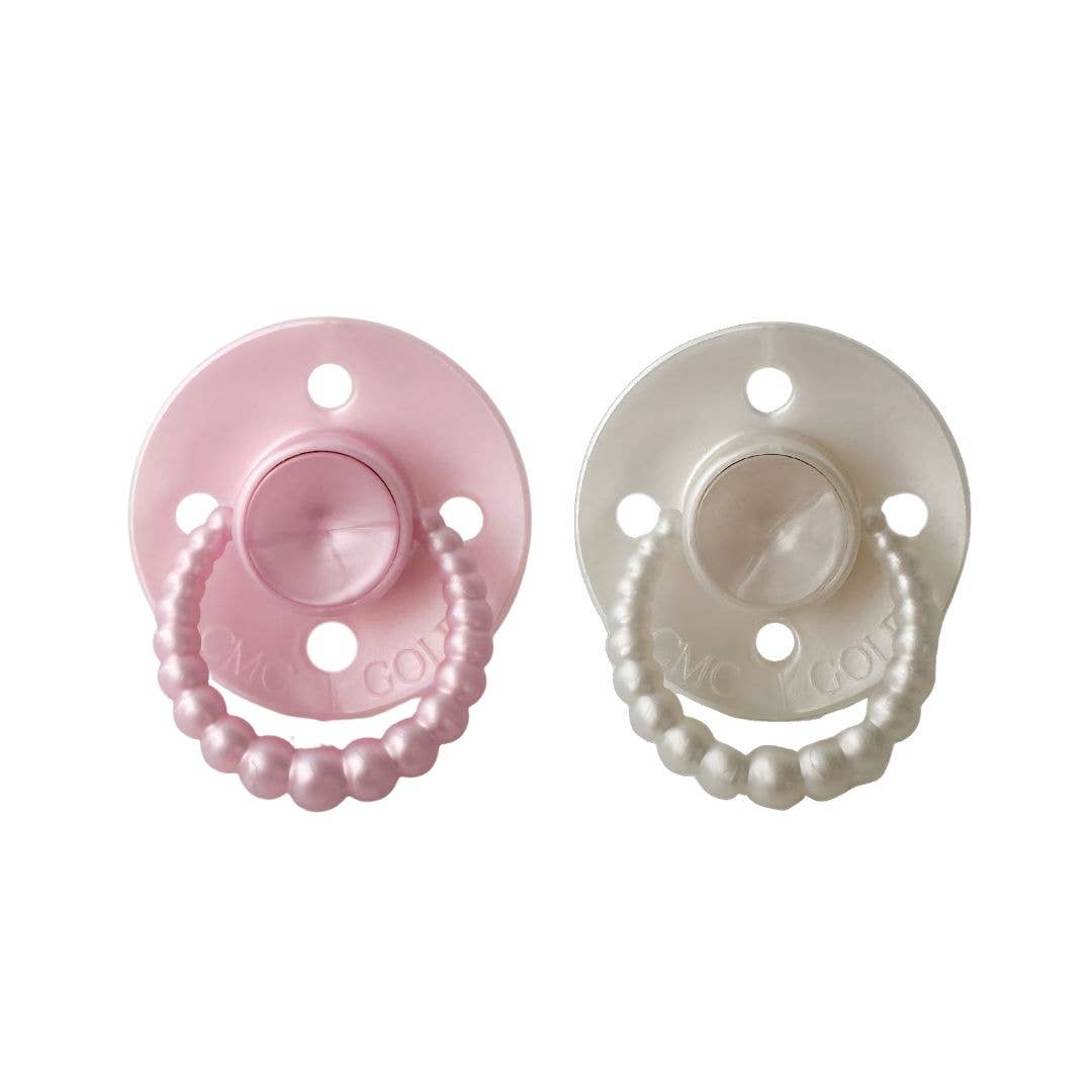 CMC 'Bubble' Dummies Pearl Blush + Pearl White: Size 2