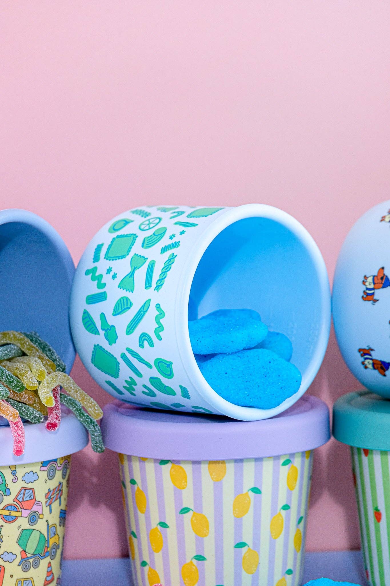 Pasta Party in Blue Snack Pot