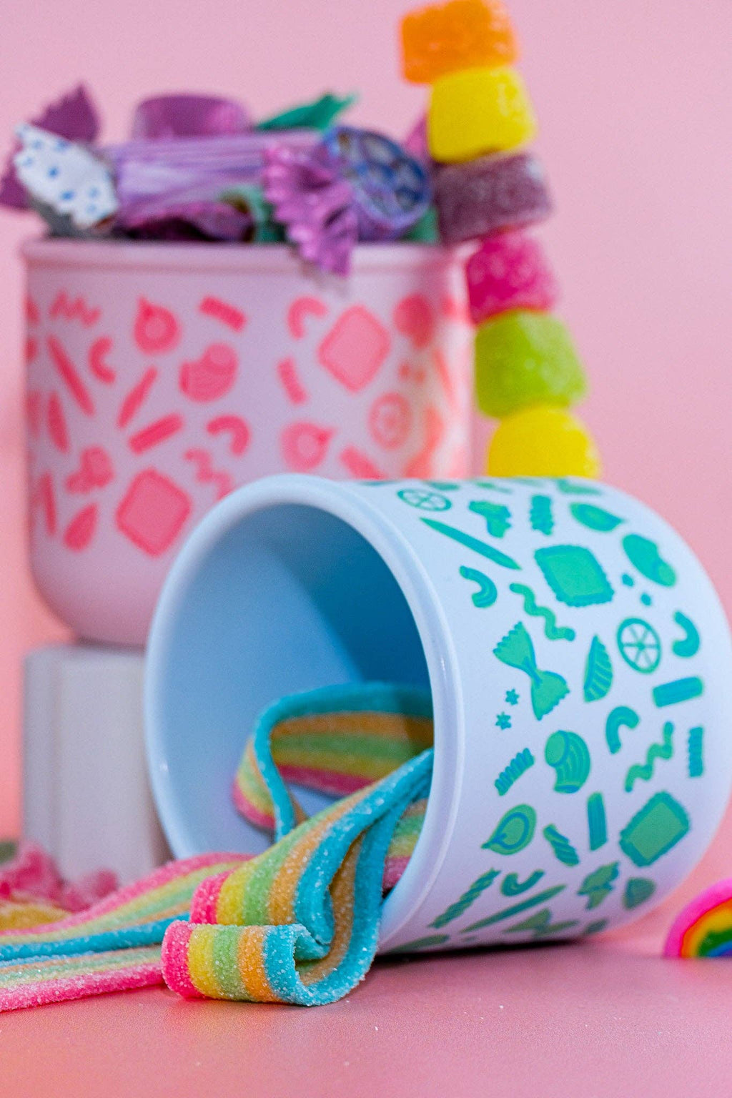 Pasta Party in Blue Snack Pot