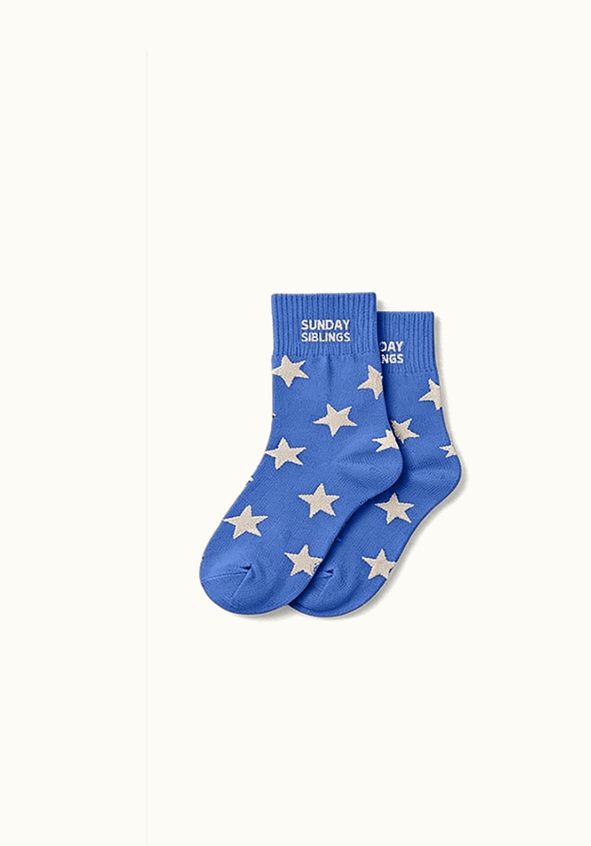 Sunday Siblings Star Socks - Blue