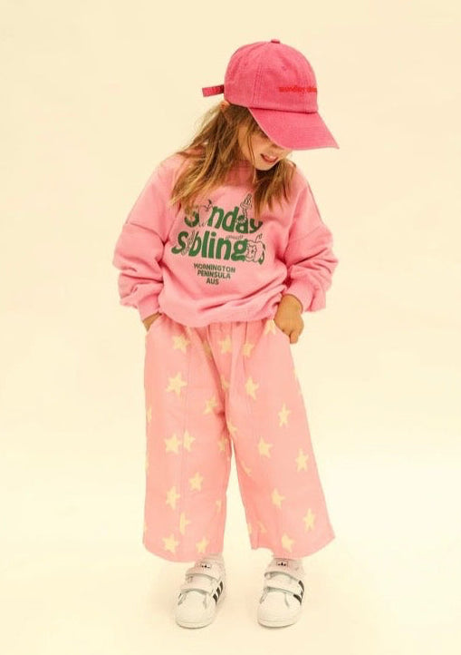Dusty Star Pants - Pink