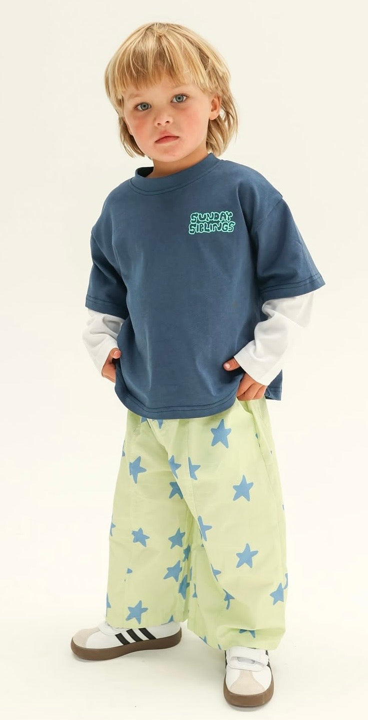 Dusty Star Pants - Lime