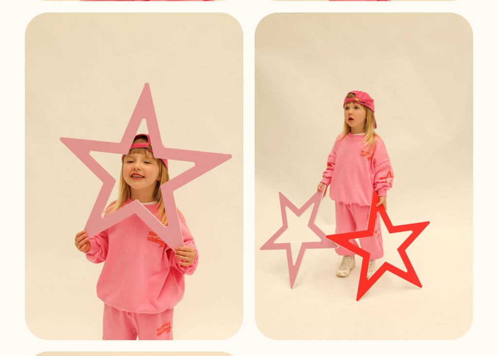 Siblings Set - Pink Sweater