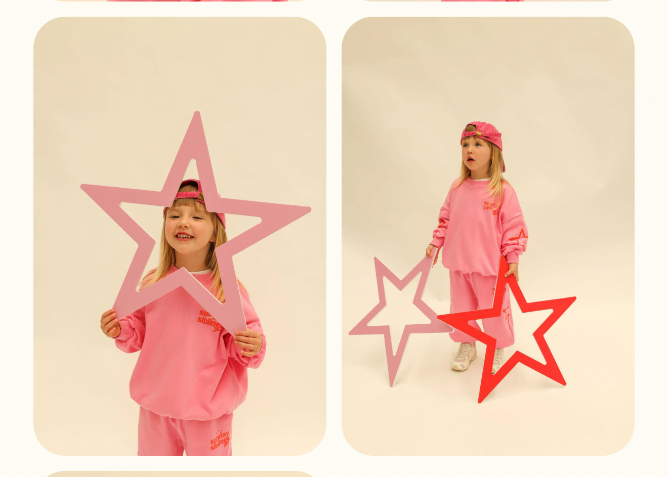 Siblings Set - Pink Sweater