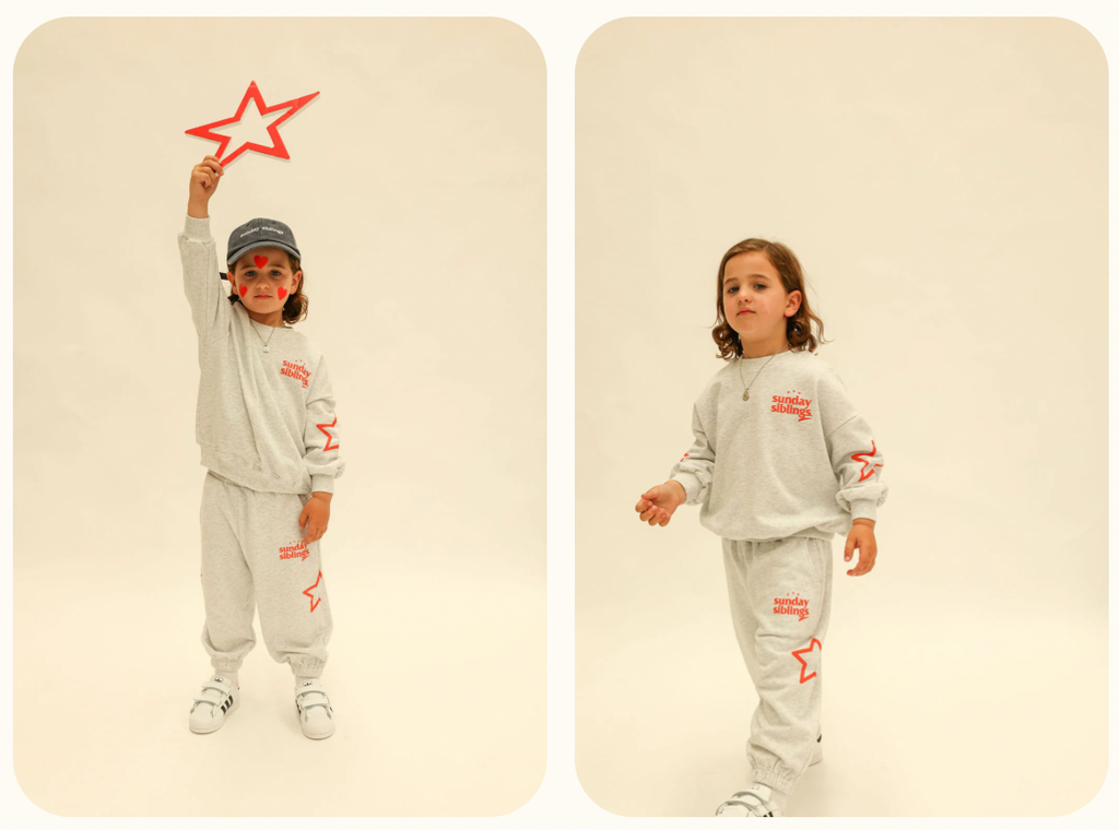 Siblings Set - Grey Trackpants