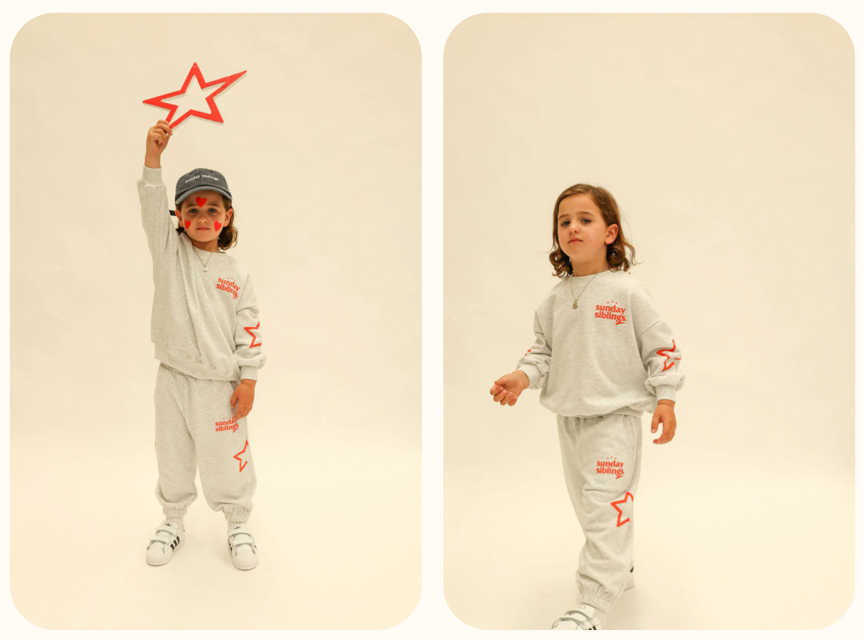 Siblings Set - Grey Trackpants
