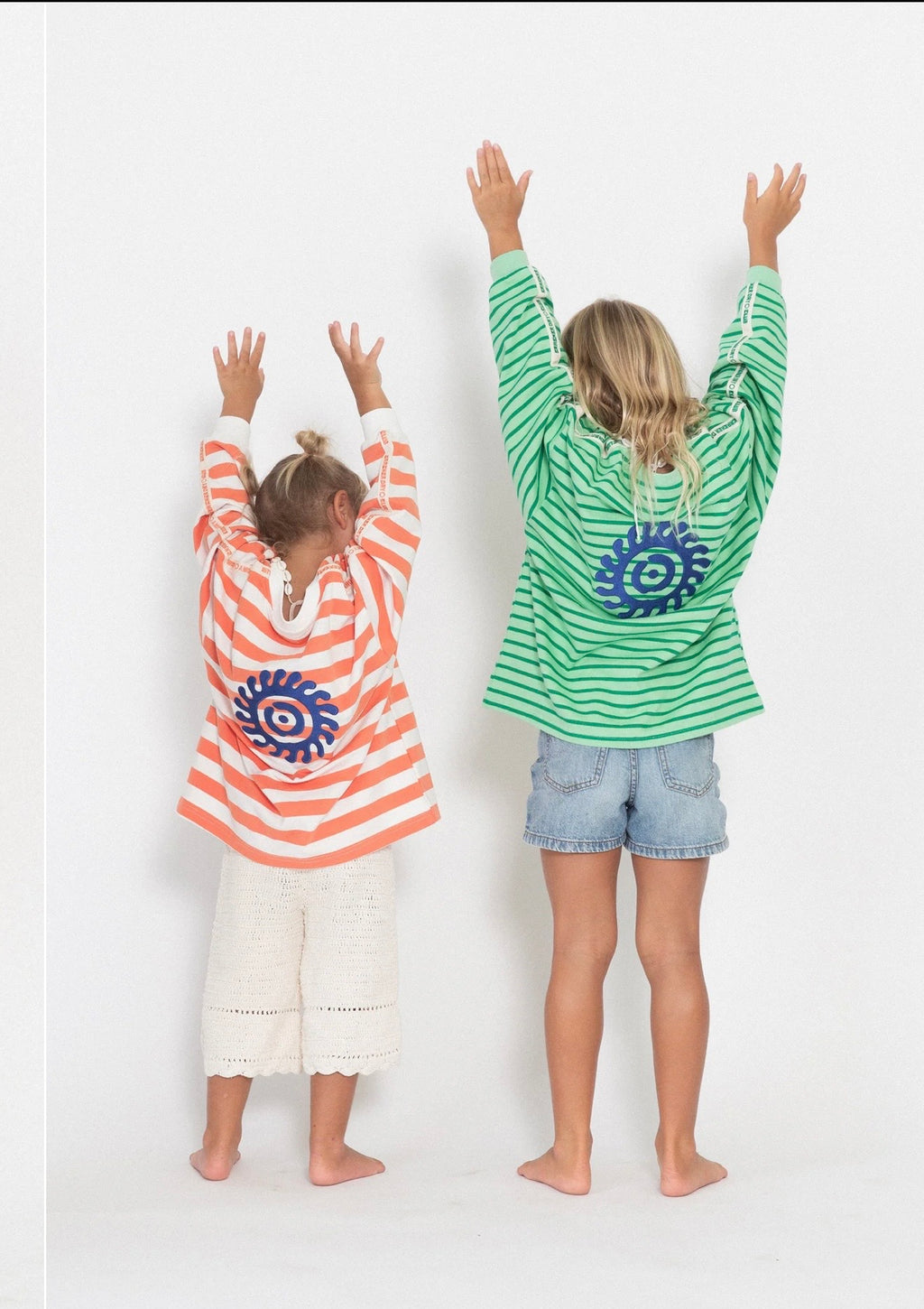 Kids Nautical Long Sleeve Tee – Shamrock Thin Stripe