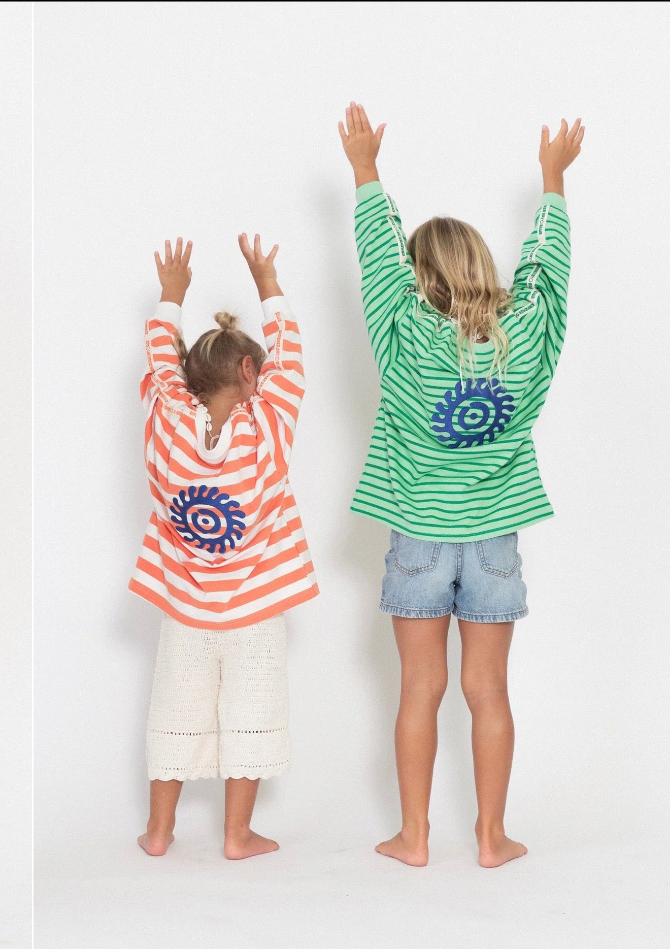 Kids Nautical Long Sleeve Tee – Shamrock Thin Stripe