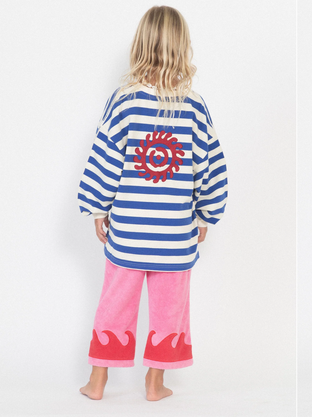 Kids Nautical Long Sleeve Tee – Blue