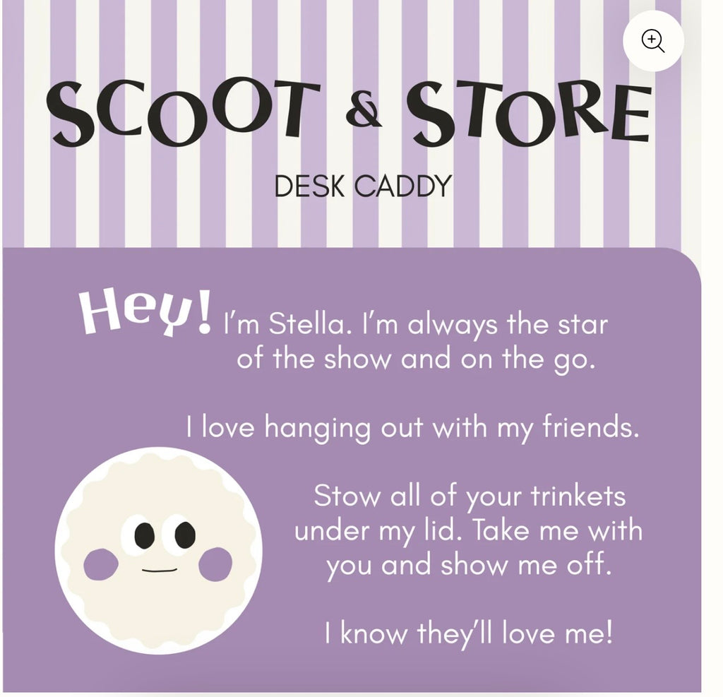 Scoot & Store Desk Caddy - Stella