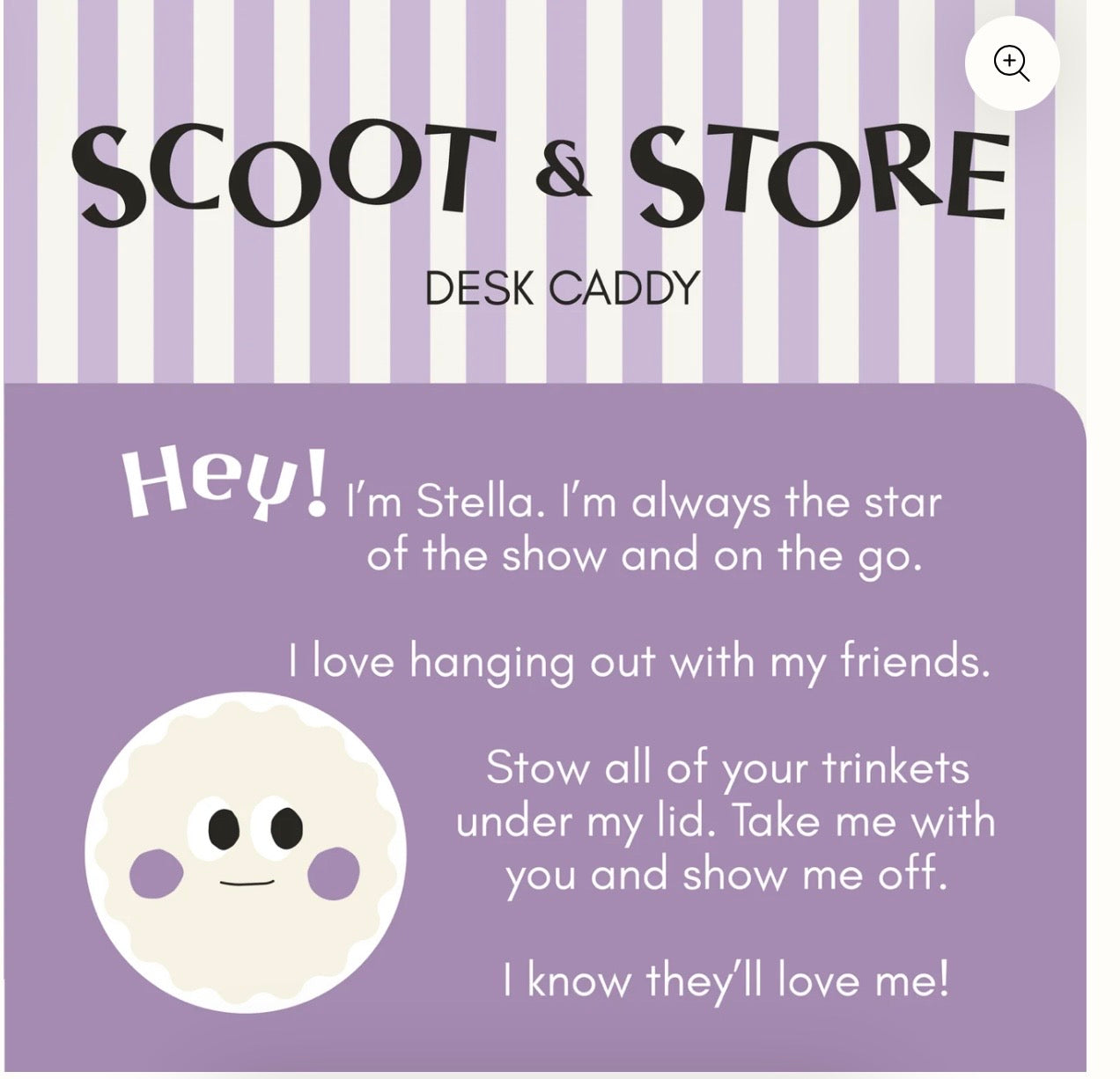 Scoot & Store Desk Caddy - Stella