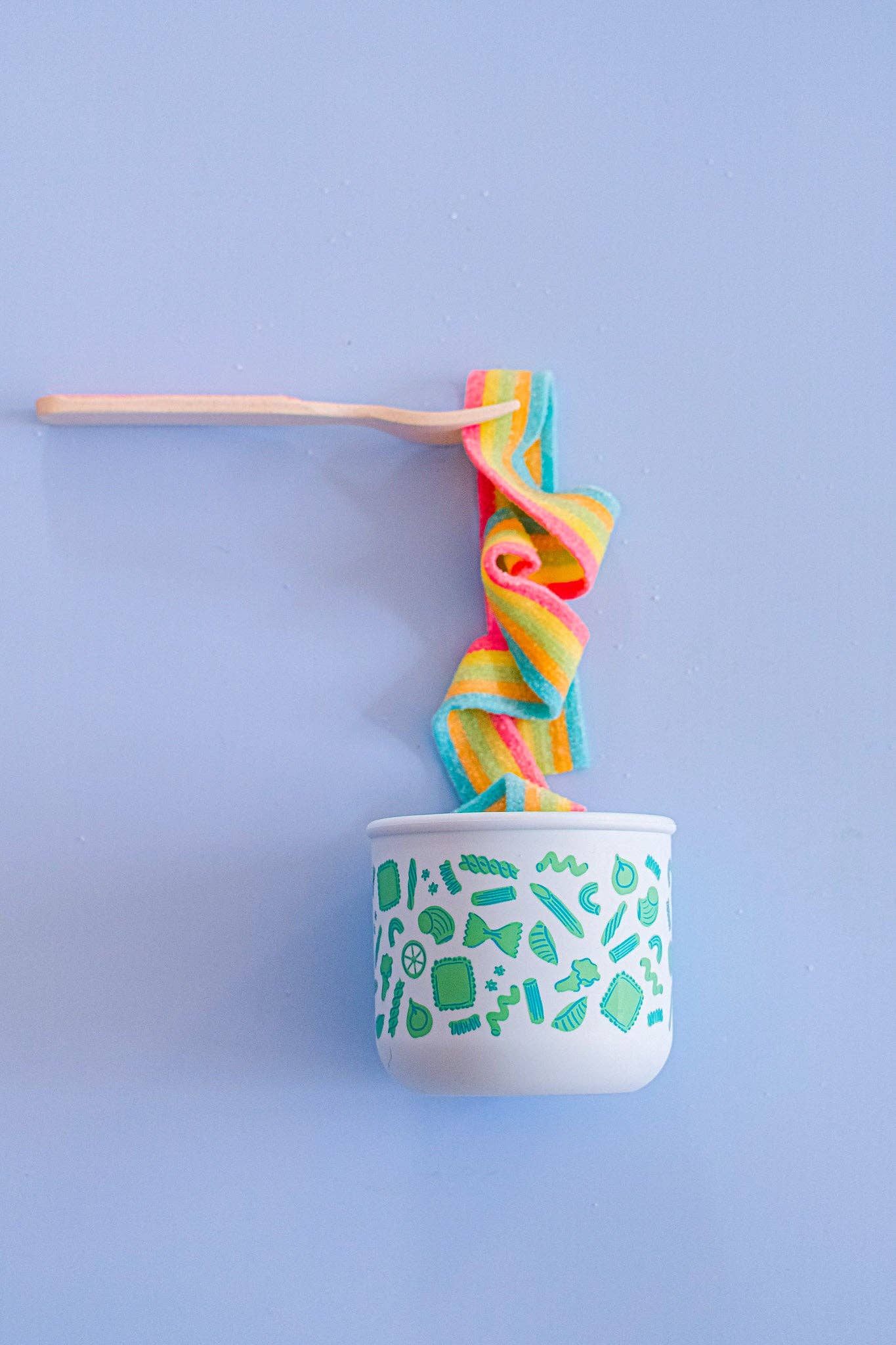 Pasta Party in Blue Snack Pot